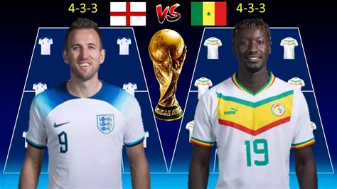 england vs senegal lineup
